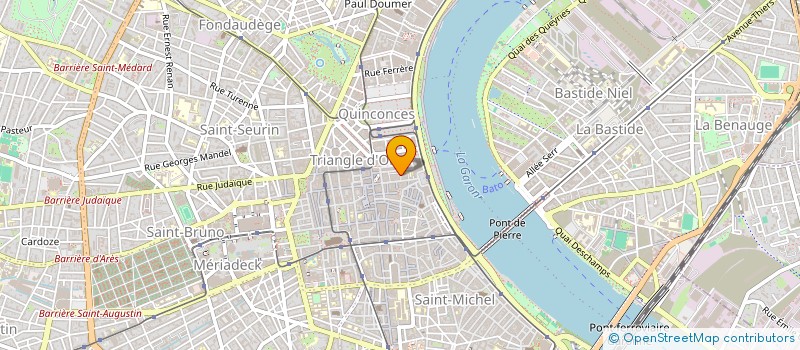 localisation de l'entreprise MONSIEUR MUSA JABBIE  BORDEAUX