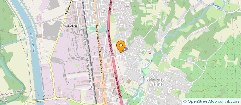 localisation de l'entreprise MONSIEUR MUSA KIRMAZ  SALAISE-SUR-SANNE