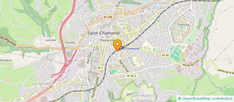 localisation de l'entreprise MONSIEUR MUSA KURUDERE  SAINT-CHAMOND