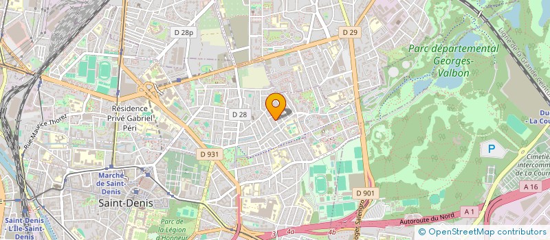 localisation de l'entreprise MONSIEUR MUSA NDONGALA à SAINT-DENIS