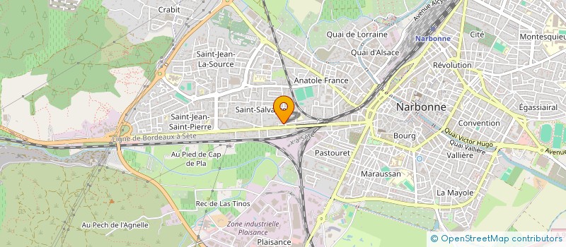 localisation de l'entreprise MONSIEUR MUSA PAMUK à NARBONNE