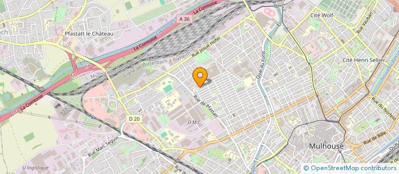 localisation de l'entreprise MONSIEUR MUSA PEKCAN  MULHOUSE