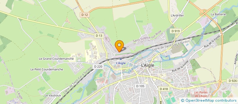 localisation de l'entreprise MONSIEUR MUSA UGUR à L'AIGLE