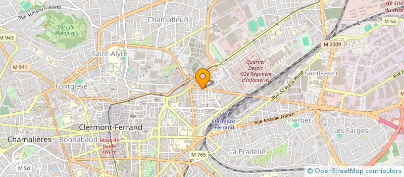 localisation de l'entreprise MONSIEUR MUSAH ZENELI  CLERMONT-FERRAND