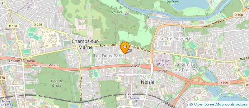 localisation de l'entreprise MONSIEUR MUSAWAR IQBAL ZAFAR  CHAMPS-SUR-MARNE