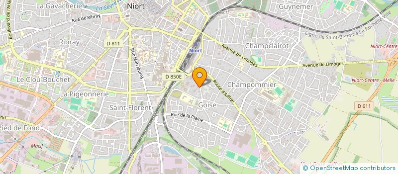 localisation de l'entreprise MONSIEUR MUSBAH CHAABAN à NIORT