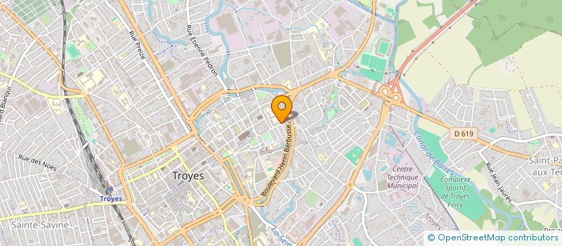 localisation de l'entreprise MONSIEUR MUSFATA MAGDI  TROYES