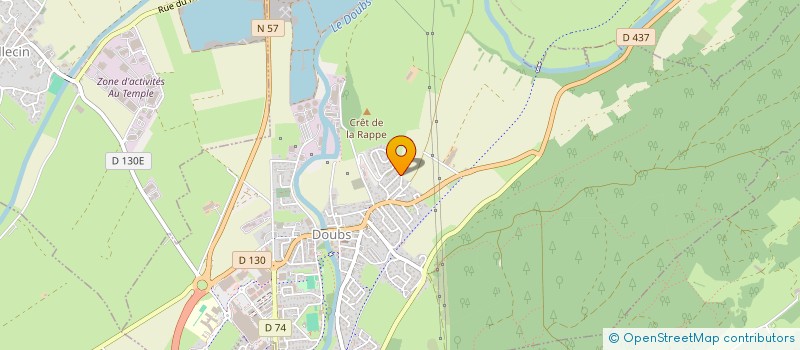 localisation de l'entreprise MONSIEUR MUSLI MIHALICA  DOUBS