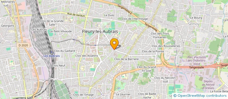 localisation de l'entreprise MONSIEUR MUSLIM KHATAIEV à FLEURY-LES-AUBRAIS