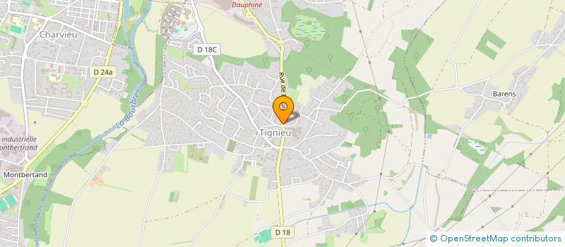 localisation de l'entreprise MONSIEUR MUSLUM BOYDAS  TIGNIEU-JAMEYZIEU