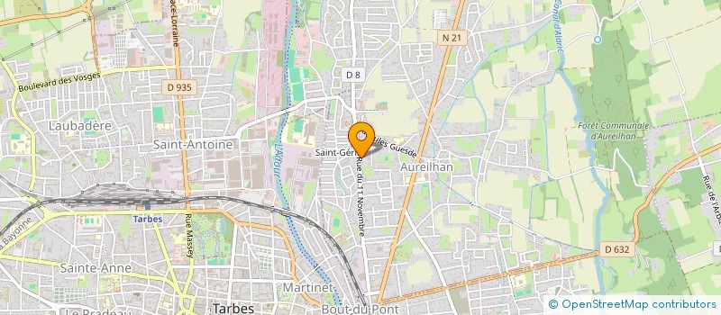 localisation de l'entreprise MONSIEUR MUSSA AHMED MAHMOUD  AUREILHAN