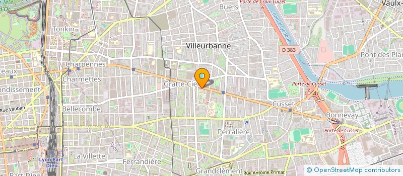 localisation de l'entreprise MONSIEUR MUSSA BALDE  VILLEURBANNE