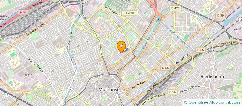 localisation de l'entreprise MONSIEUR MUSTAF ALUSHI  MULHOUSE