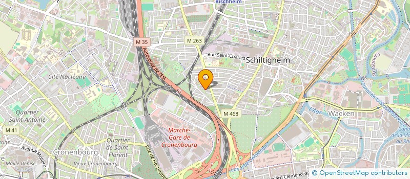 localisation de l'entreprise MONSIEUR MUSTAFA ABUBAKER AHMED  SCHILTIGHEIM