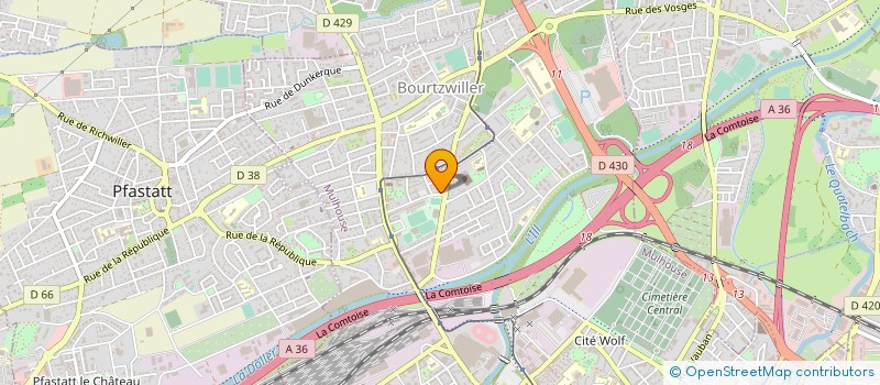 localisation de l'entreprise MONSIEUR MUSTAFA ADAK  MULHOUSE