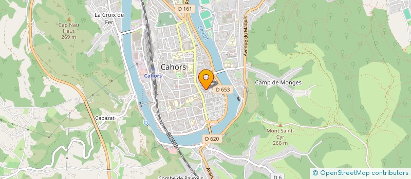 localisation de l'entreprise MONSIEUR MUSTAFA AHMADI  CAHORS