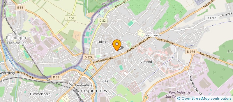 localisation de l'entreprise MONSIEUR MUSTAFA ALBAYRAK à SARREGUEMINES
