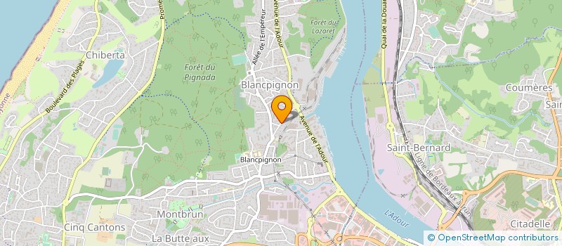 localisation de l'entreprise MONSIEUR MUSTAFA ANDAR  ANGLET