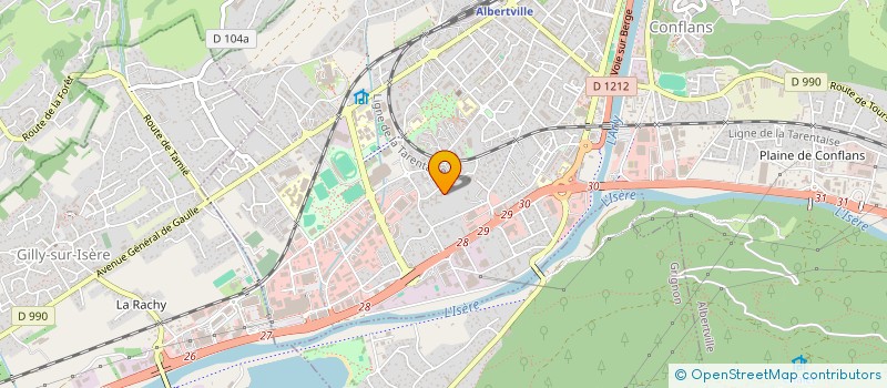 localisation de l'entreprise MONSIEUR MUSTAFA AYDOGAN à ALBERTVILLE