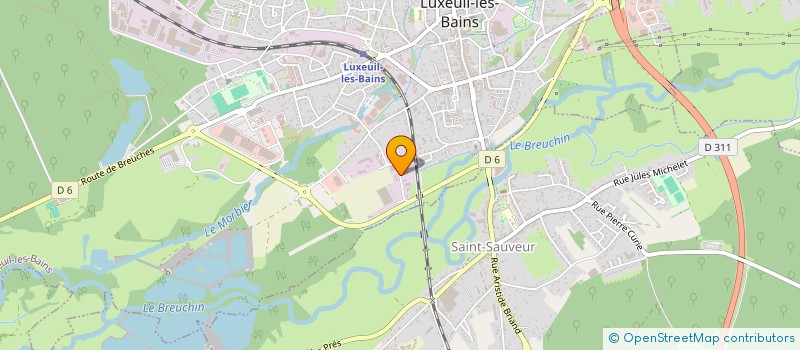 localisation de l'entreprise MONSIEUR MUSTAFA AZERKANE  LUXEUIL-LES-BAINS