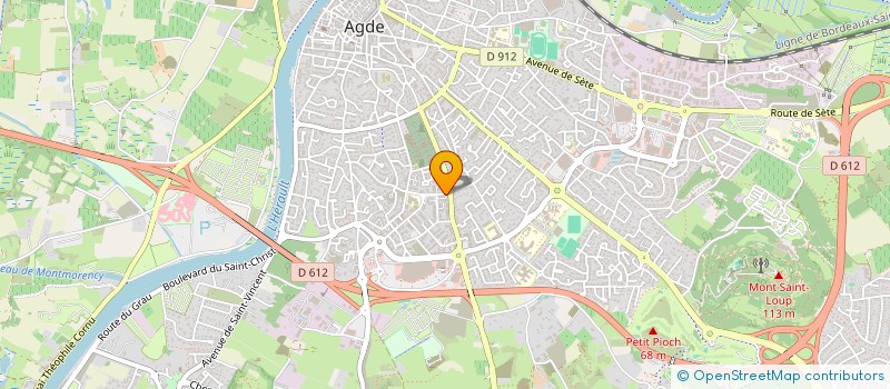 localisation de l'entreprise MONSIEUR MUSTAFA BAGCI  AGDE