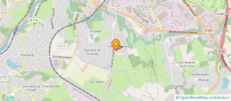 localisation de l'entreprise MONSIEUR MUSTAFA BELHACEL à LIMOGES