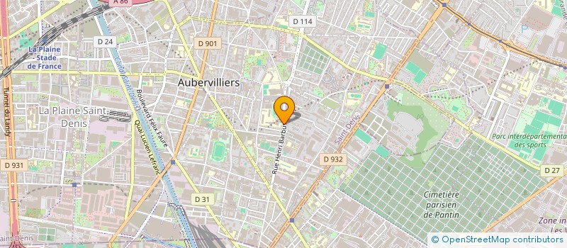 localisation de l'entreprise MONSIEUR MUSTAFA BELKDIF  AUBERVILLIERS