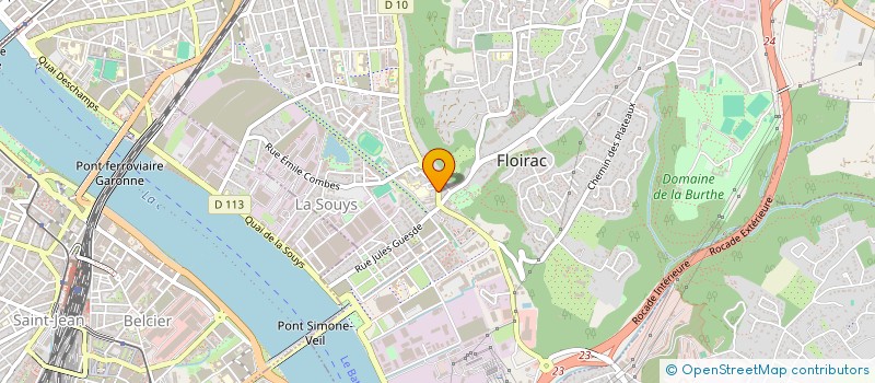 localisation de l'entreprise MONSIEUR MUSTAFA BILGIN  FLOIRAC