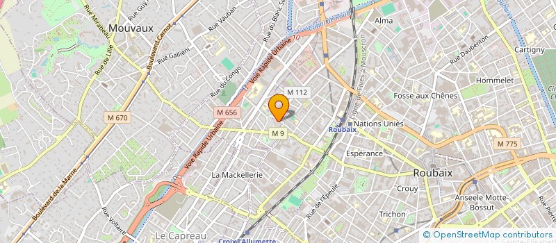 localisation de l'entreprise MONSIEUR MUSTAFA BINANE  TOURCOING