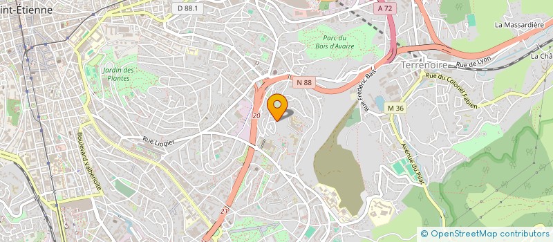 localisation de l'entreprise MONSIEUR MUSTAFA BOZBIYIK  SAINT-ETIENNE