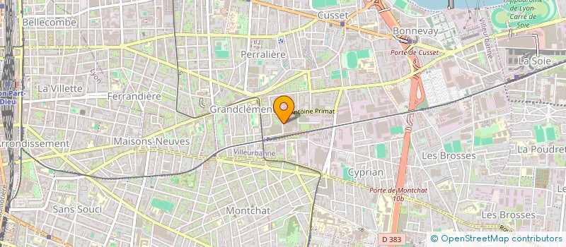 localisation de l'entreprise MONSIEUR MUSTAFA BULUT  VILLEURBANNE