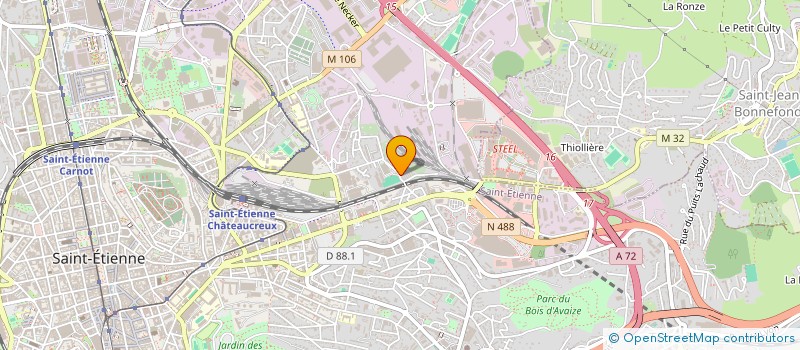 localisation de l'entreprise MONSIEUR MUSTAFA BUYUKSOY  SAINT-ETIENNE