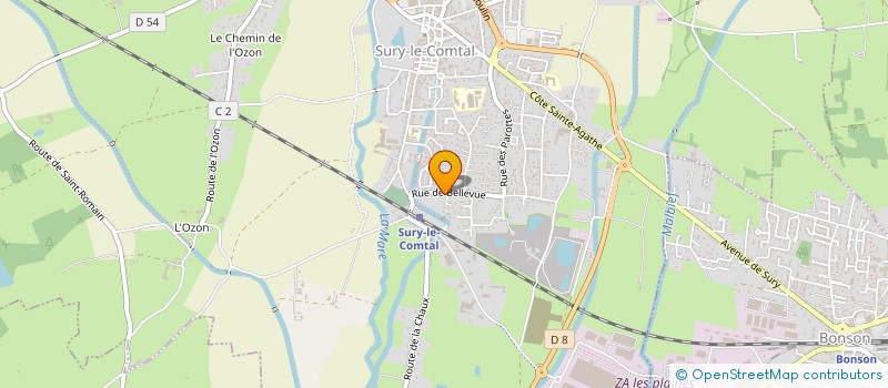 localisation de l'entreprise MONSIEUR MUSTAFA COLAK à SURY-LE-COMTAL