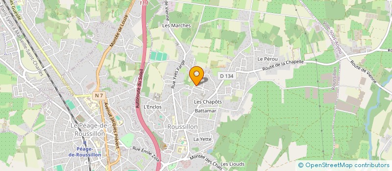 localisation de l'entreprise MONSIEUR MUSTAFA DAL  ROUSSILLON