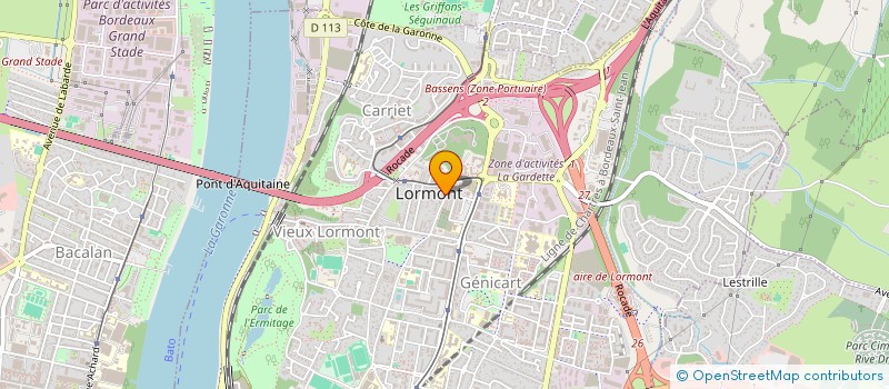 localisation de l'entreprise MONSIEUR MUSTAFA DALKILINC  LORMONT