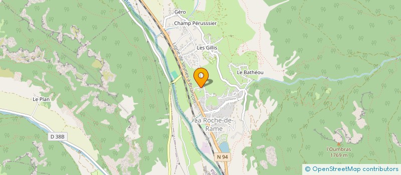 localisation de l'entreprise MONSIEUR MUSTAFA DEMIR  LA ROCHE-DE-RAME