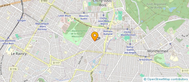 localisation de l'entreprise MONSIEUR MUSTAFA DIARRA à CLICHY-SOUS-BOIS