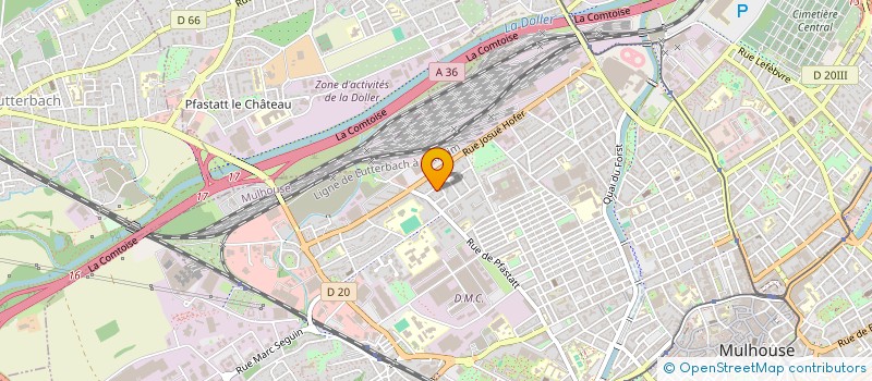 localisation de l'entreprise MONSIEUR MUSTAFA DINC  MULHOUSE