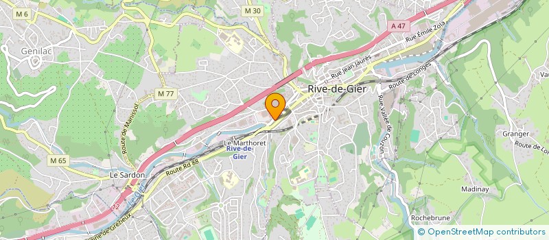 localisation de l'entreprise MONSIEUR MUSTAFA DJEBBAR à RIVE-DE-GIER