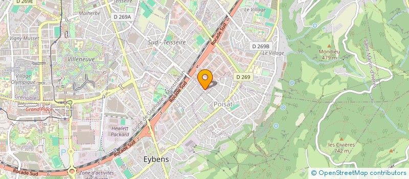 localisation de l'entreprise MONSIEUR MUSTAFA DOGAN  SAINT-MARTIN-D'HERES