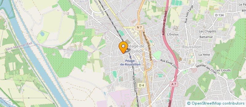 localisation de l'entreprise MONSIEUR MUSTAFA DONER  LE PEAGE-DE-ROUSSILLON