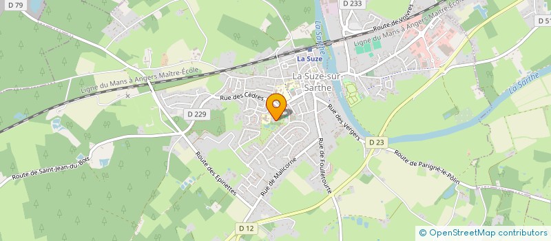 localisation de l'entreprise MONSIEUR MUSTAFA EL HADJ à LA SUZE-SUR-SARTHE