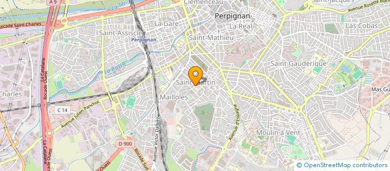 localisation de l'entreprise MONSIEUR MUSTAFA EL OUAFI  PERPIGNAN