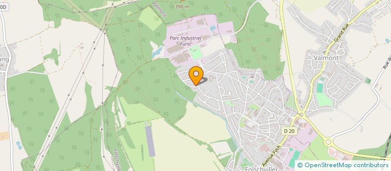 localisation de l'entreprise MONSIEUR MUSTAFA ERCAN  FOLSCHVILLER