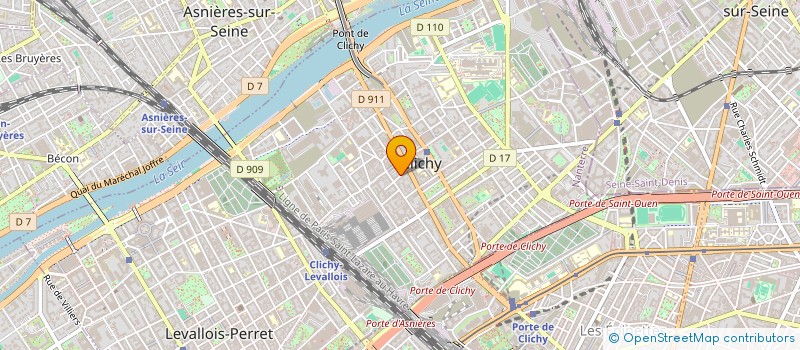 localisation de l'entreprise MONSIEUR MUSTAFA FODA à CLICHY