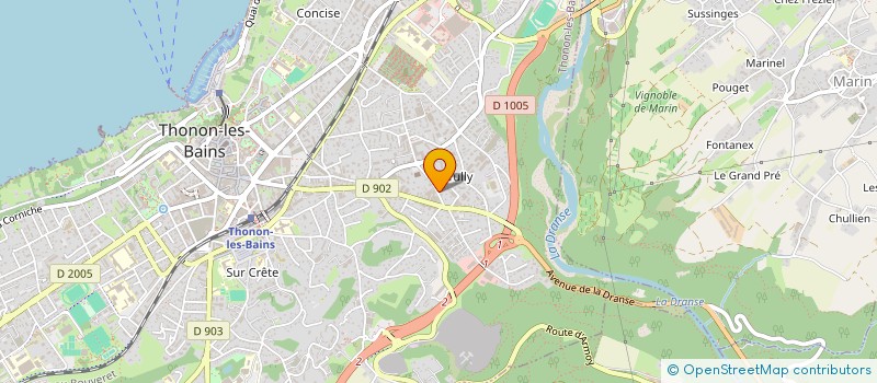 localisation de l'entreprise MONSIEUR MUSTAFA GOKTEKIN à THONON-LES-BAINS