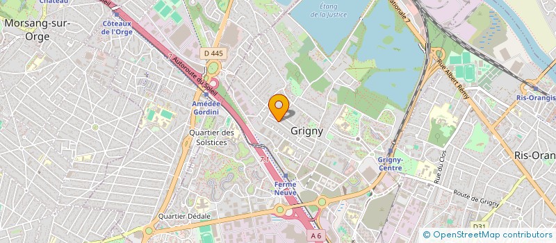 localisation de l'entreprise MONSIEUR MUSTAFA GUL  GRIGNY