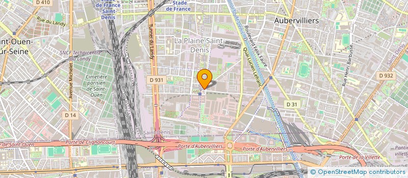 localisation de l'entreprise MONSIEUR MUSTAFA GULAM  AUBERVILLIERS