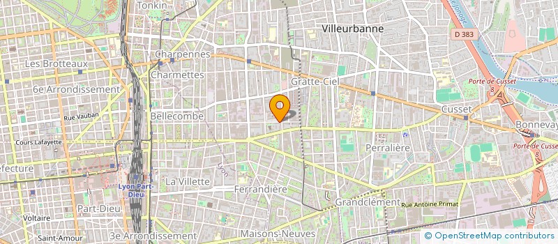 localisation de l'entreprise MONSIEUR MUSTAFA GULLU  VILLEURBANNE