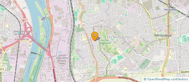 localisation de l'entreprise MONSIEUR MUSTAFA GURAN  VENISSIEUX